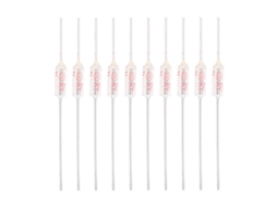 10 Peças De Fusível Térmico De Caixa Metálica 250vac 10a Tf 72-250℃192℃ Disjuntor Térmico Link 77℃ 85℃ 99℃
