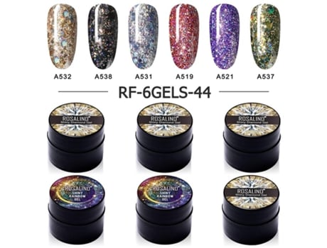 5ml Verniz De Unhas Nail Print Kit De Gel Polonês Platina Brilhante Rosalind