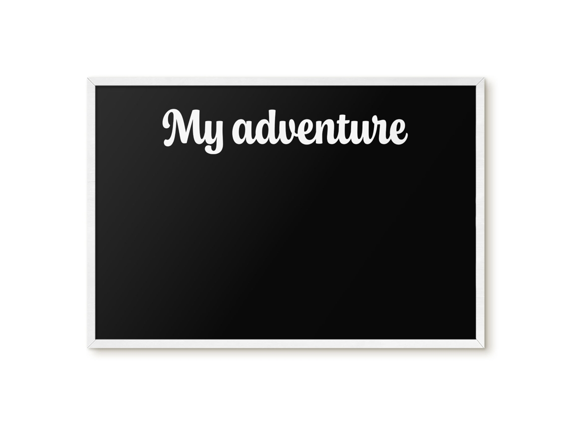 Magnetic Wall Board My Adventure For The Office Espelharte (60x40 Cm)