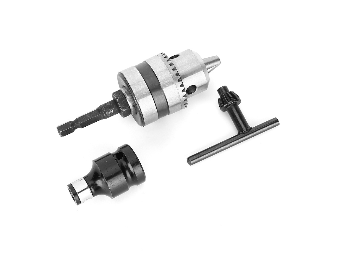 Cabeça de pinça de 3/8 com conversão de 3/8 24unf e conexão de 3/8 para 1/4