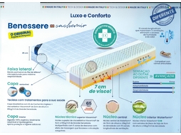 Colchão Benessere Cachemir PLUS SALUTE (160x200 cm)