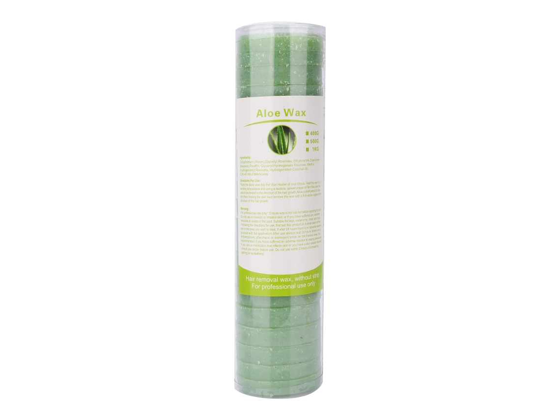 Cera Depilatória Sólida Sem Papel Aloe 500g