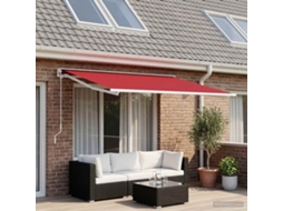 Vidaxl Tecido De Substituição Para Toldo Vermelho 300 X 250 Cm