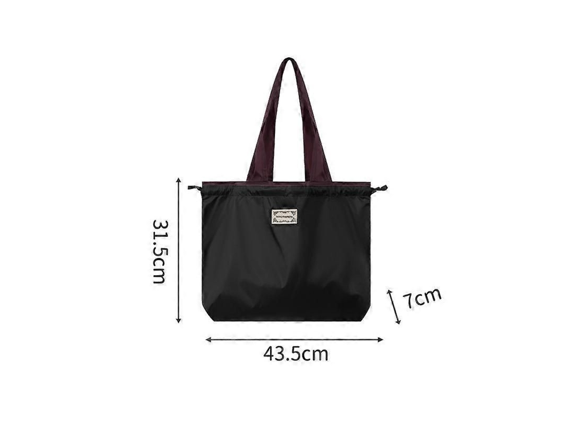 Sacola De Compras Dobrável E Impermeável, Com Grande Capacidade E Resistente Ao Desgaste, Pode Ser Carregada No Ombro Ou Na Mão, Ideal Para Viagens.