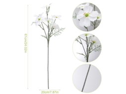 Flores Artificiais (6 Cabeças, 60cm Comprimento)