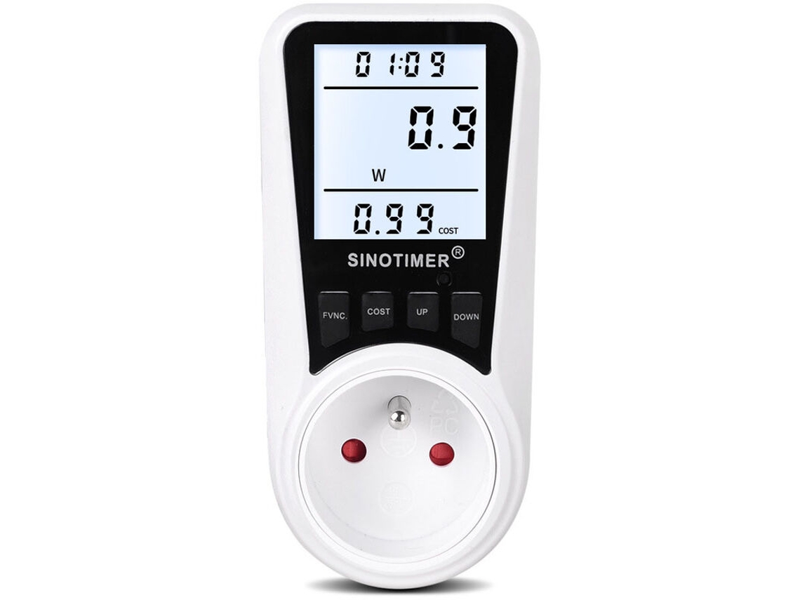 Medidor De Eletricidade Com Alimentação De Tensão E Tomada De Medição De Corrente, Iluminação Doméstica, Tomada ) Brilvibera (regras Fr (230 V, 16 A)