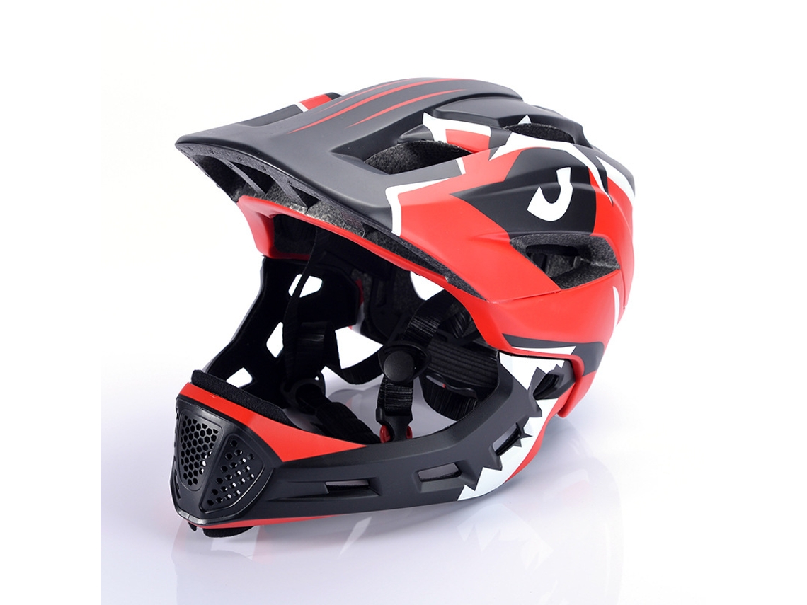 Capacete Infantil para Ciclismo, Capacete Esportivo, Capacete Integral Removível MDUG (vermelho)