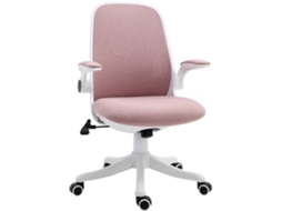 Cadeira de Escritório ZENCORE SERVICES com Altura Ajustável, Braços, Rodízios, Assento Acolchoado, 60x56x110-132cm
