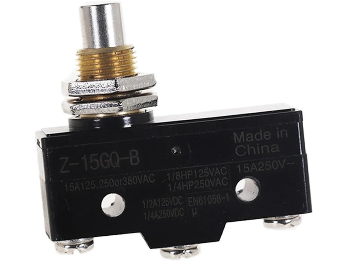 1z 15gq B Spdt 16a Interruptor De Limite Momentâneo Êmbolo Com Botão Pressão