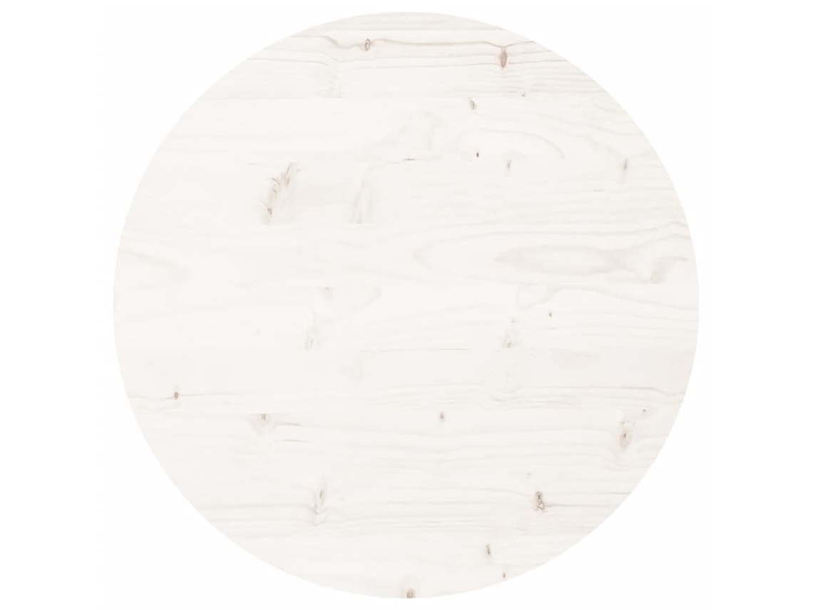 Table Top, Table Tops Vidaxl Branco Madeira De Pinho (50 X 3 Cm)