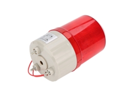Laxiscreed Sinal De Aviso Vermelho 220v Led Com Alarme Sonoro, Luz Rotativa E Luz De Aviso