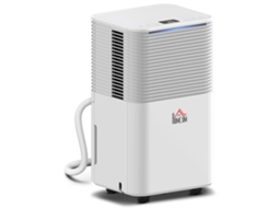 Deshumidificador 10l/dia Silencioso com 3 Modos Pantalla Led Temporizado 24h Bloqueo Infantil Y Drenaje Continuo Branco ESSÊNCIACASA