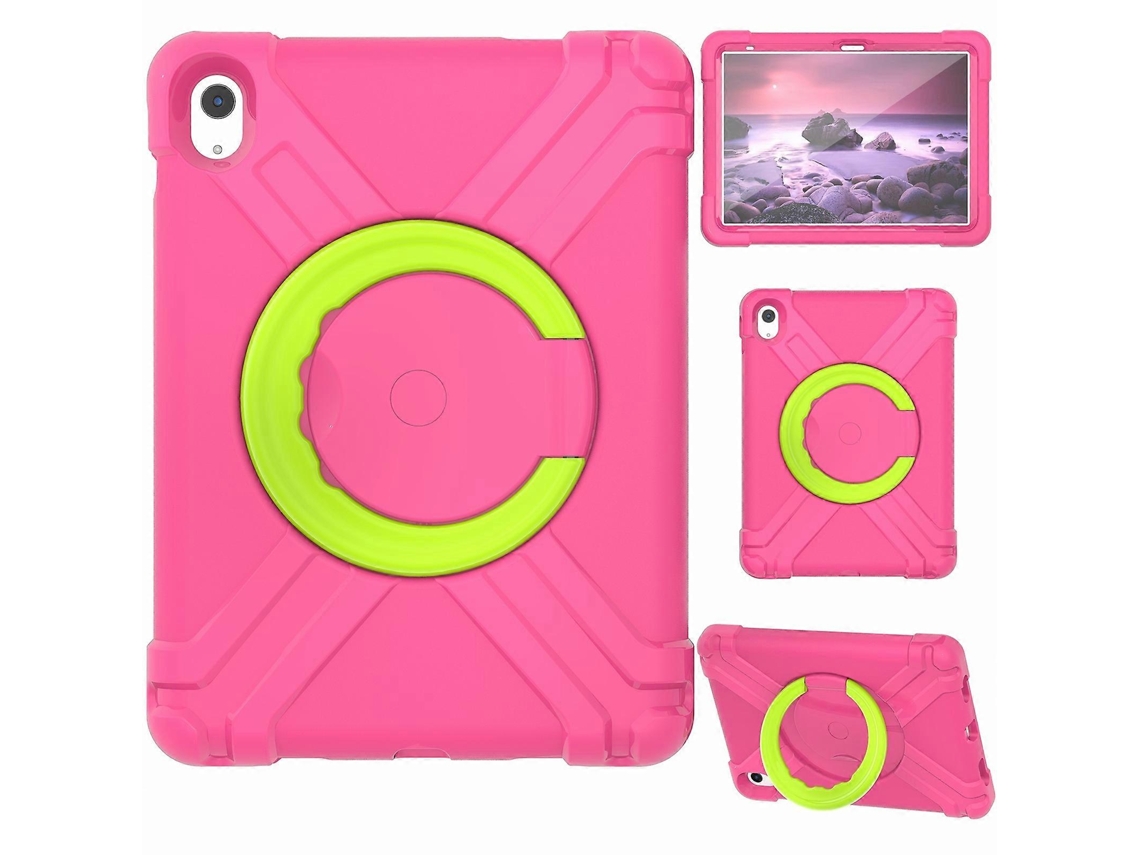 Capa Protetora Para Tablet Em Eva + Pc Para Ipad 2025/2022 Com Suporte Giratório 360° Para Ipad De 10ª Geração (10,9 Polegadas) 2022.