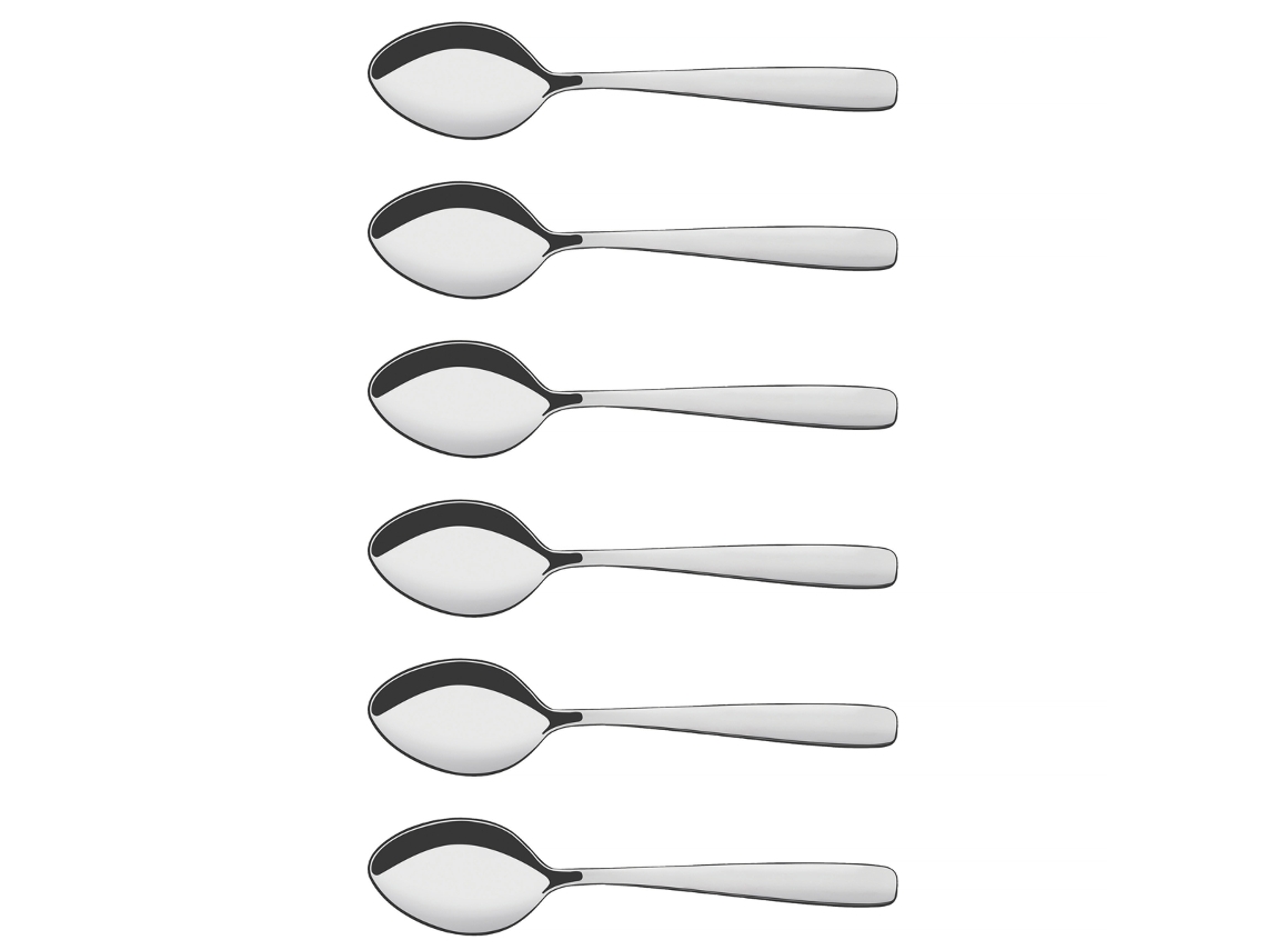 Conjunto de 6 colheres de chá TRAMONTINA Essentials
