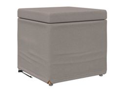 Maison Exclusive - Banqueta Cinzento-acastanhado 41 X 41 X 40 Cm