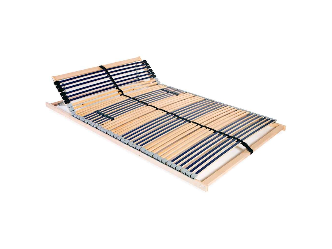 Vidaxl Estrado De Ripas Com 42 Ripas 7 Zonas 120x200 Cm