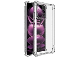 Capa Imak Ux-4 Series Para Xiaomi Redmi Note 12 Pro 5g Com Moldura Reta E Quatro Cantos, À Prova De Choque, Transparente Em Tpu