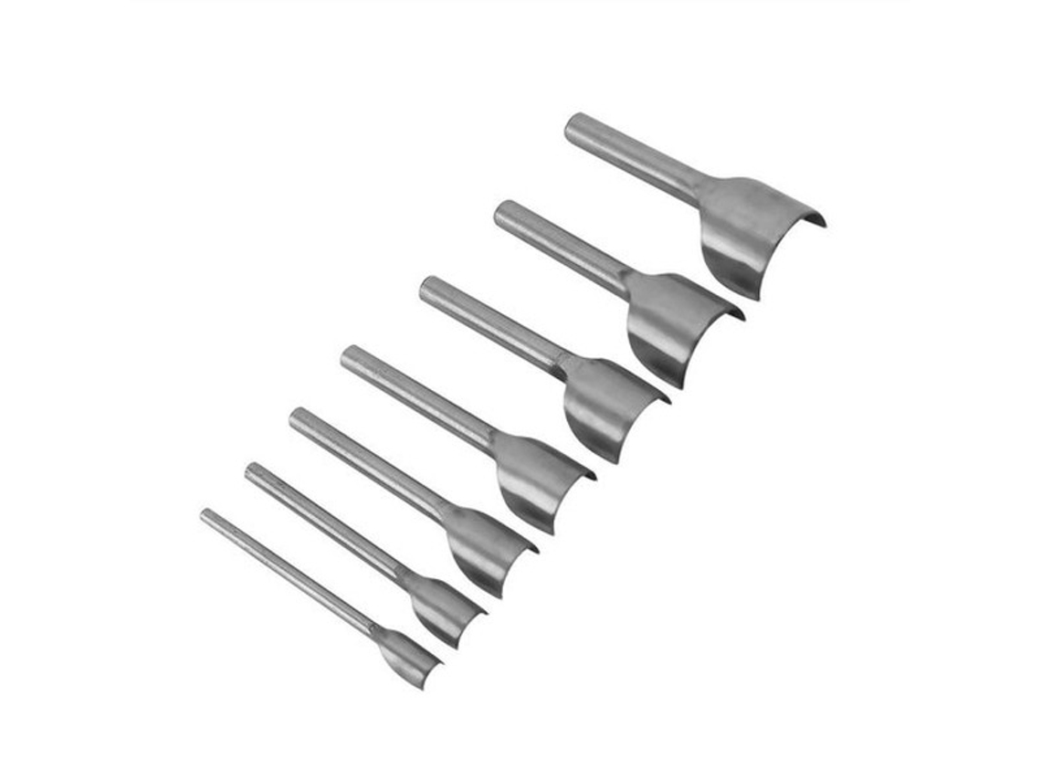 Conjunto De Corte Em Látex De 7 - Cunha Curva - Ferramenta Diy - A3 Aço - 10/15/20/25/30/35/40 Mm - Durável E Resistente - Ponte De Aprendizado