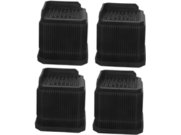 Elevadores De Cama Mipcase, 4 Peças, Pretos, Resistentes, Levantar Móveis, Mesas E Pés De Sofá Tamanho 7, 6x 7, 6cm