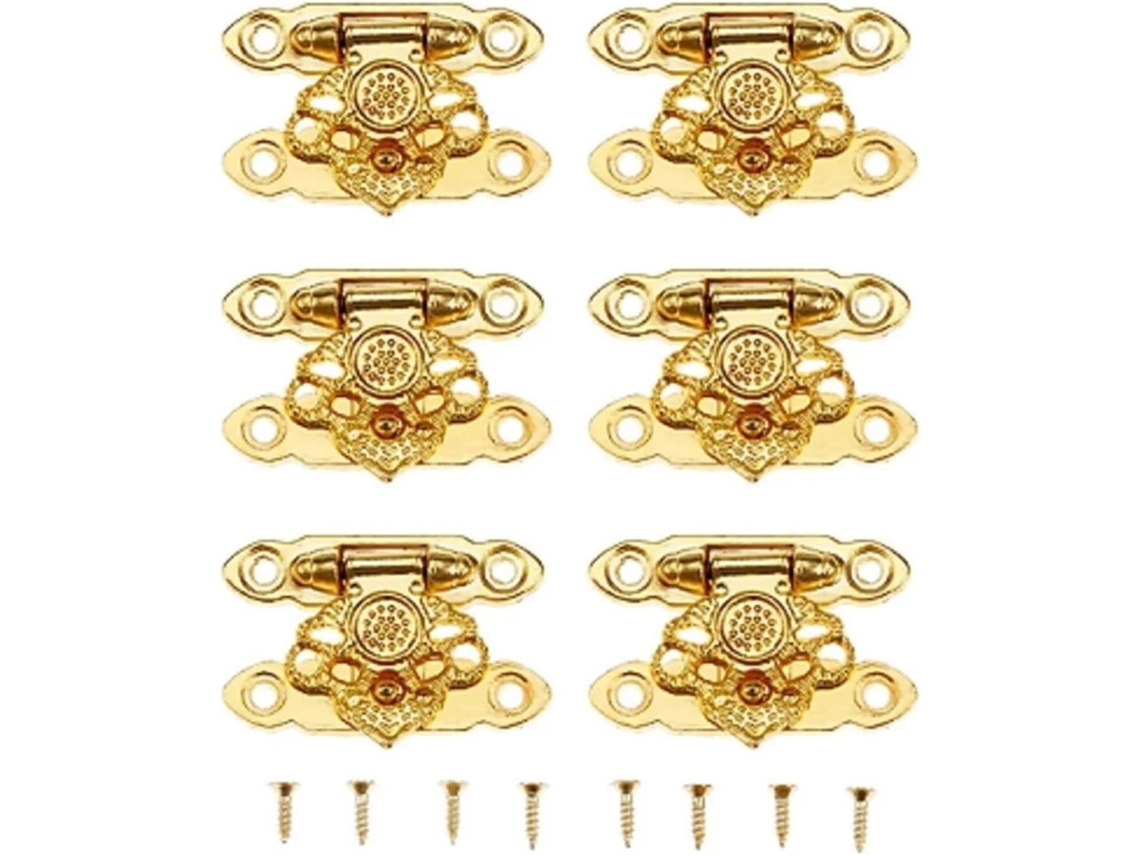 Conjunto De 6 Tâmaras Caixa Com Parafusos, Decorativas Para Roupeiro,