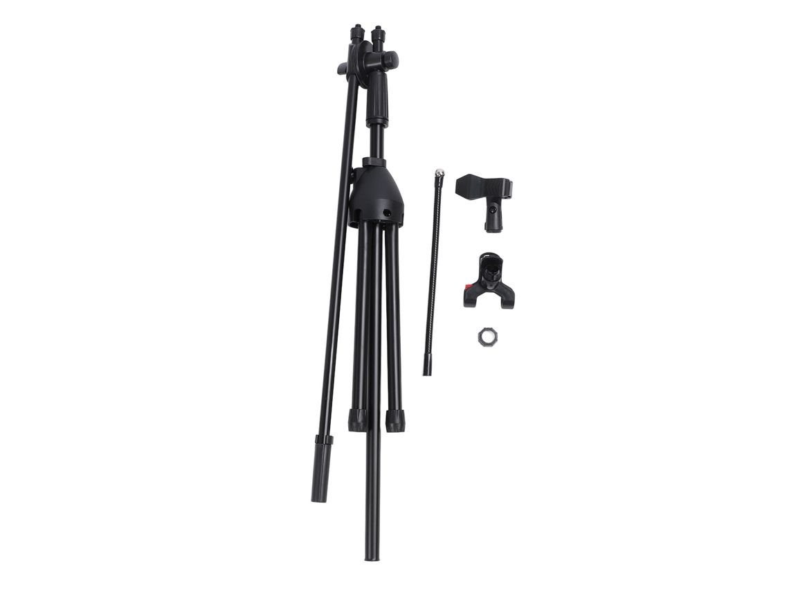 Suporte de Microfone Boom Ajustável com Suporte para Celular e Tablet LAXISCREED