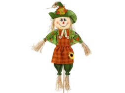 Rebe adorno de Espantapájaros para Jardín Divertido Y Duradero para Halloween Y Fiesta de Acción de Gracias 66,00x34,00x4,00cm Colores Variados