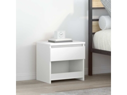 Vidaxl Mesa De Cabeceira 40x30x39 Cm Contraplacado Branco