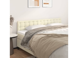 Vidaxl Cabeceiras Creme 160x5x78/88 Cm Couro Artificial