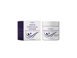 Máscara De Cabelo Roxa Com Queratina Para Tratamento Capilar