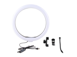 Luz Anel Led 13 Polegadas com Suporte para Celular Usb para Selfie Streaming Make up Fotografia