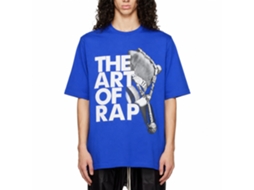 The Art Of Rap Photo T-shirt Blue Unisex Adults Size:m