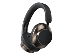 Vylara Fones De Ouvido Retro Over-ear Em Couro Para Desporto, Sem Fios Bluetooth(preto)