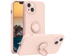 Capa Anel Para Iphone 13 Mini Yemaesre Rosa