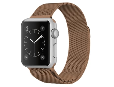 Bracelete Pulseira Milanese Mesh para Apple Watch Series 7 45Mm Brown