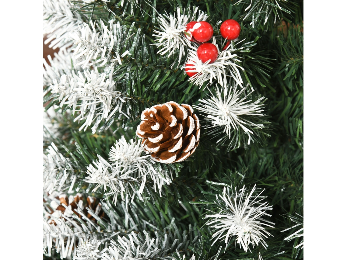Árvore De Natal Artificial, Em Aço, Pvc, Cor Verde