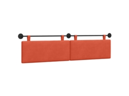 Conjunto 1 Cabeceira Suspensa Vidaxl Vermelho Cordão (210 X 55 X 5 Cm)