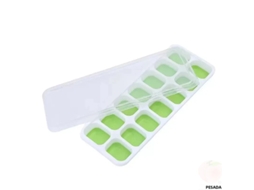 Forma de Gelo de Silicone , com 14 Compartimentos, Durável e Atóxica, Ideal para Bares. MDUG (verde)