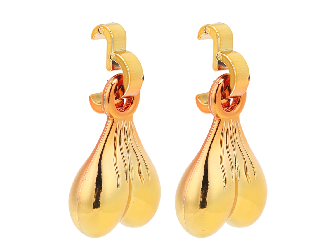 Chave Decorativa para Sapatos Dourado Gradiente