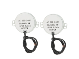 Motor Elétrico Sincrono YURU 2pcs 15 18rpm 4W com Peças de Transmissão 13x6x6cm 212g
