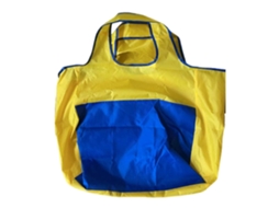 Sacola de Compras Dobrável, Reutilizável, para Viagens e Compras em Geral, com Costura Reforçada, Alças Resistentes e Grande Capacidade. GOKOCO