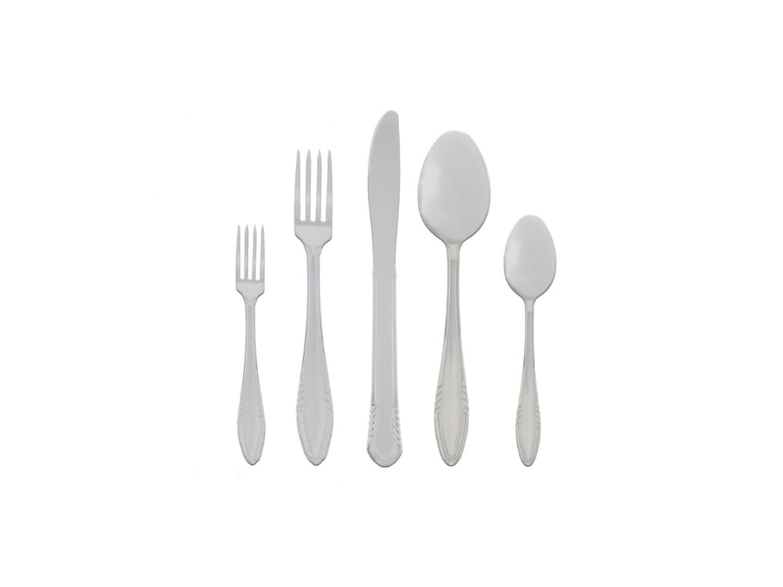 Conjunto De Louça Inox 30 Peças 6 Pessoas Anna
