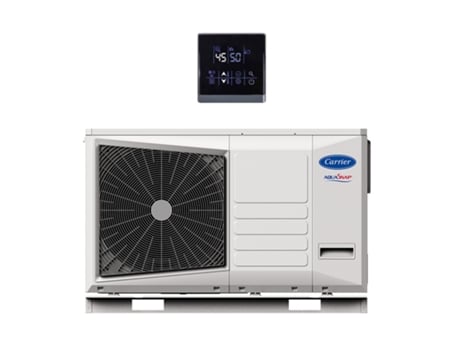 Bomba de Calor Ar/Água Monofásica Aquasnap com Apoio Elétrico CARRIER 8 Kw