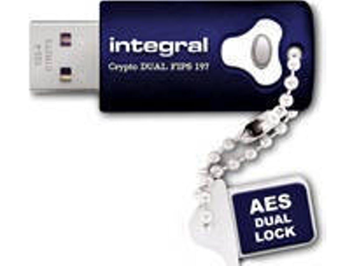 Pen USB INTEGRAL 4GB Crypto Dual | Worten.pt