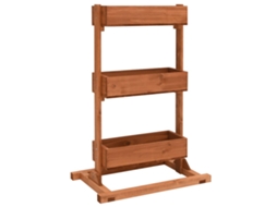 Planter, Planters Vidaxl Marrom Madeira