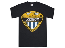 Anthrax Eagle Shield T-shirt Unisex Adults Size:m