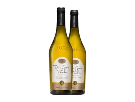 Vinho branco BAUD Deux Grains de Paradis Cuvée Tradition Côtes du Jura Crianza (0.75 L - 2 Unidades)