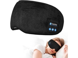 Fones de Ouvido Bluetooth para Dormir, com Máscara para os Olhos, Faixa de Cabeça, Sem Fio, Som Estéreo Hd, Uso Lateral, Música Integrada AQUAFORGE