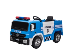 Camião De Polícia Elétrico 12v Azul