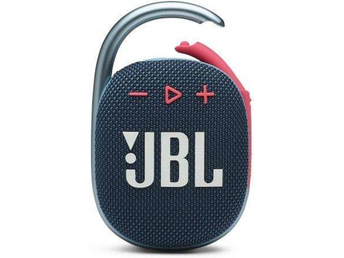 Coluna Bluetooth JBL Clip 4 (Autonomia: 10 h - Azul e Rosa)