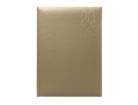 Agenda Diária A5 2025 PAPIRO Luna Dourada A21